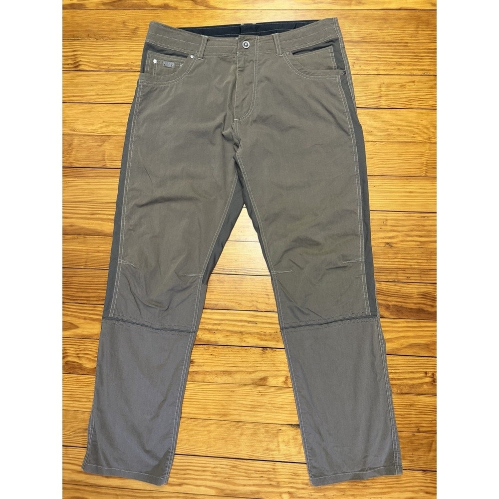 Kuhl Radikl Pants Mens 36x32 Brown Hiking Outdoor Stretch Performance Enduro